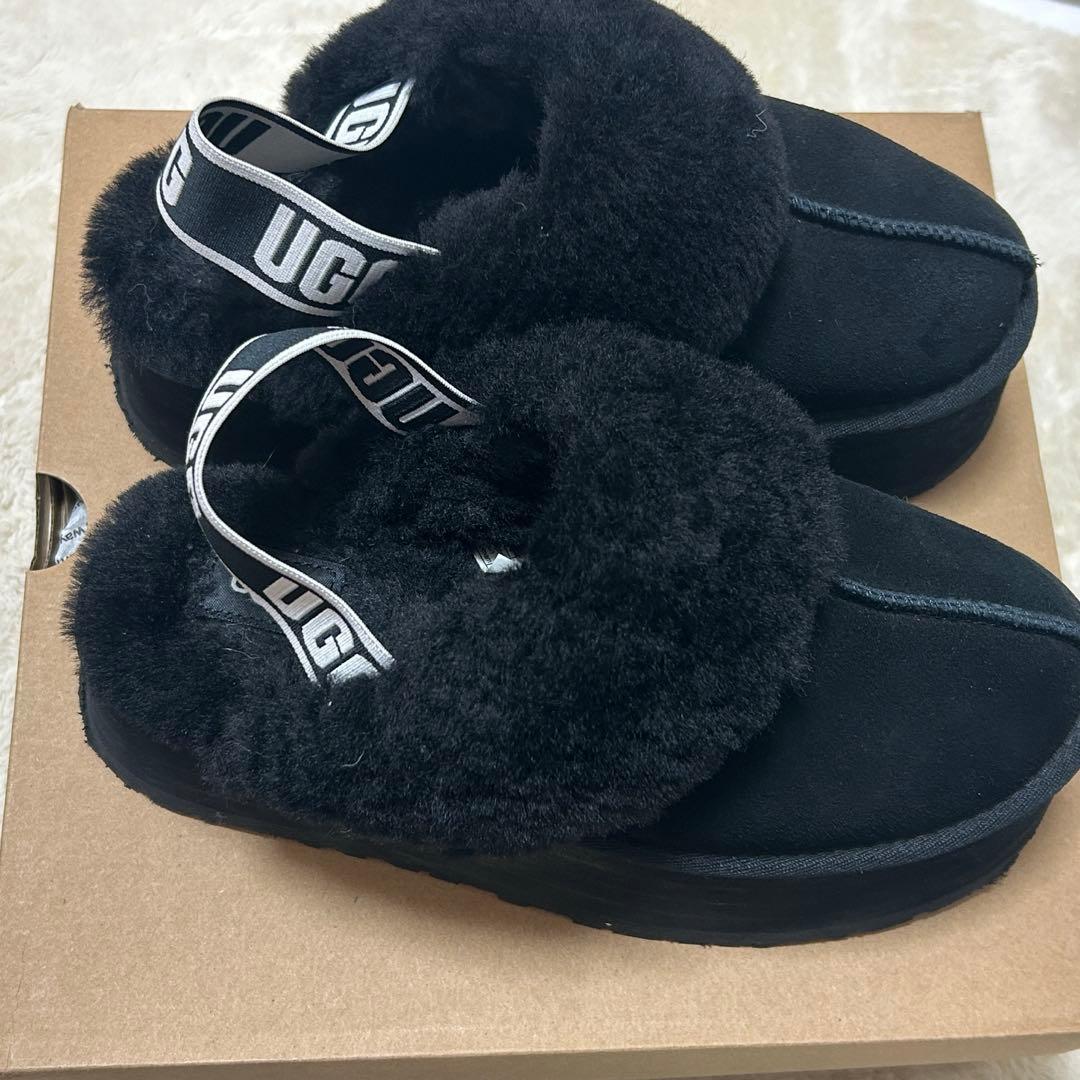 UGG ファンケット Funkette ブラック24cm - メルカリ