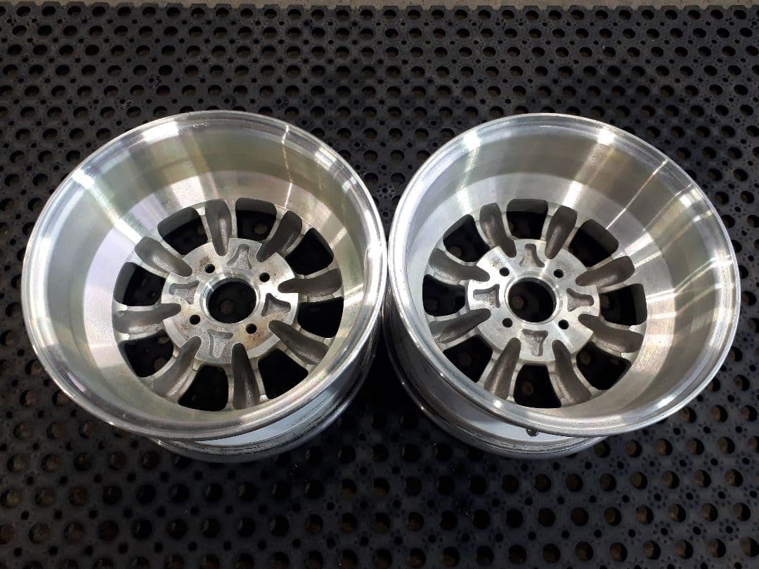 ワタナベアルミホイール4穴100SSRハヤシレイズロードスターナベツラ