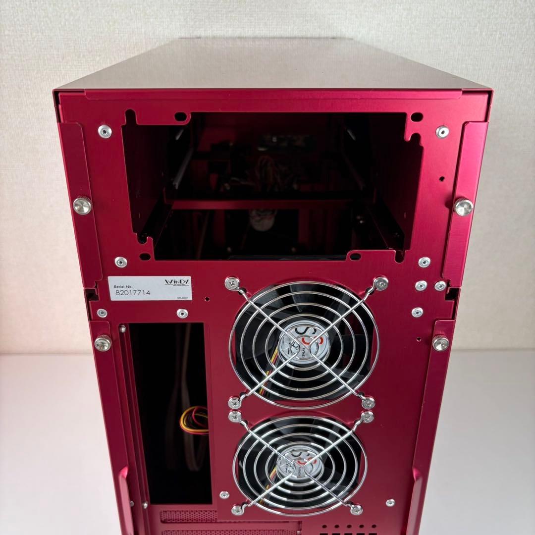 星野金属 Windy ウィンディ PCケース ALCADIA 赤 レッド アルミ - メルカリ