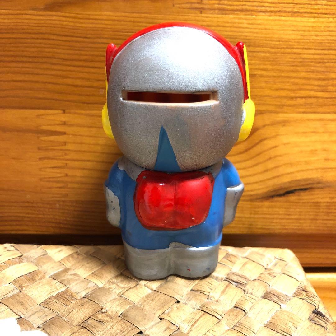 当時物 昭和レトロ 東芝 光速エスパー TOSHIBA 貯金箱 ソフビ - メルカリ