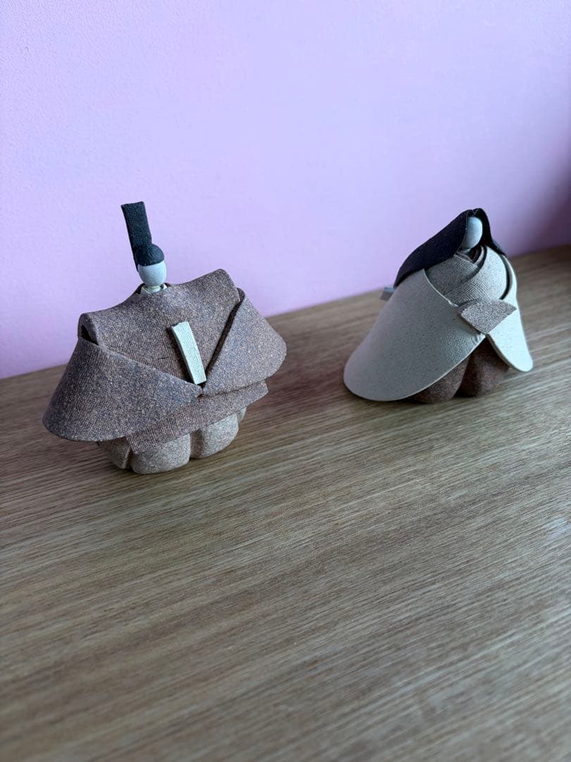 陶芸　永田みどり　陶土雛人形　陶雛　雛人形　大人のお雛様　初節句 陶芸 永田みどり 陶土雛人形 陶雛 雛人形 大人のお雛様 初節句 - メルカリ