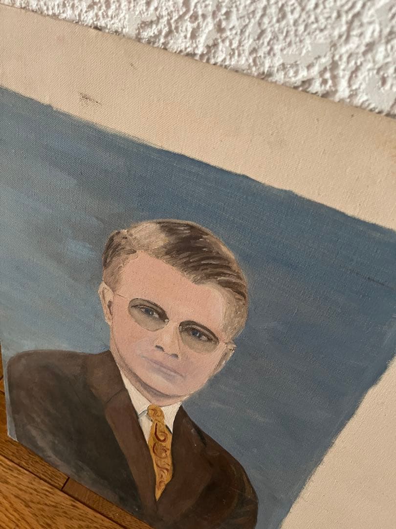 ヴィンテージ 油絵 アート hooked vintage RRL ラルフローレン - メルカリ