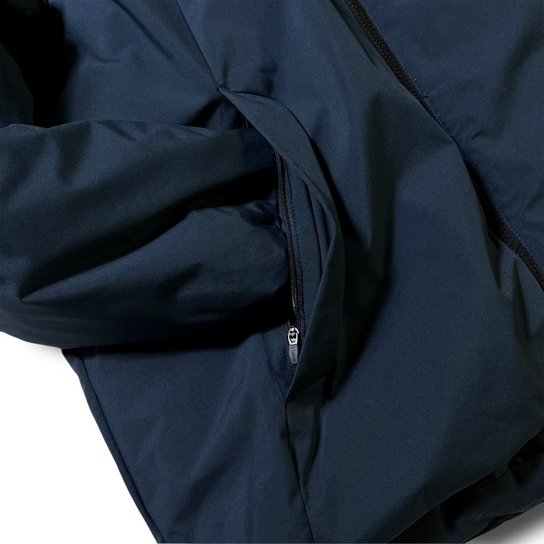 M 定4.6万 モンベル 防水防寒 止水ジップ エコダウンジャケット