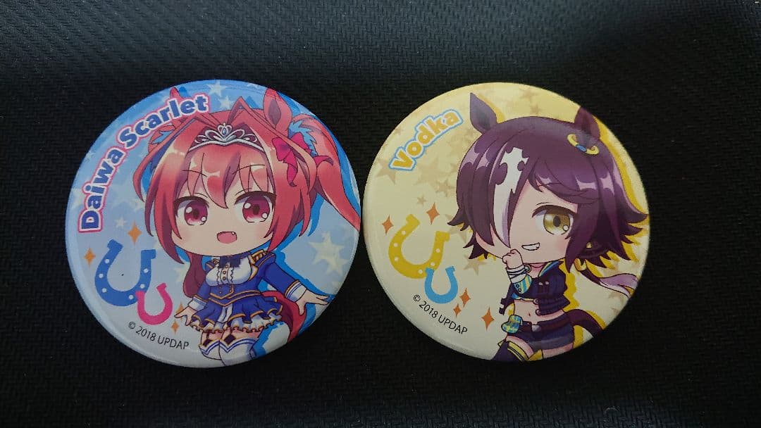 ウマ娘 ダイワスカーレット ウオッカ 缶バッジ - メルカリ