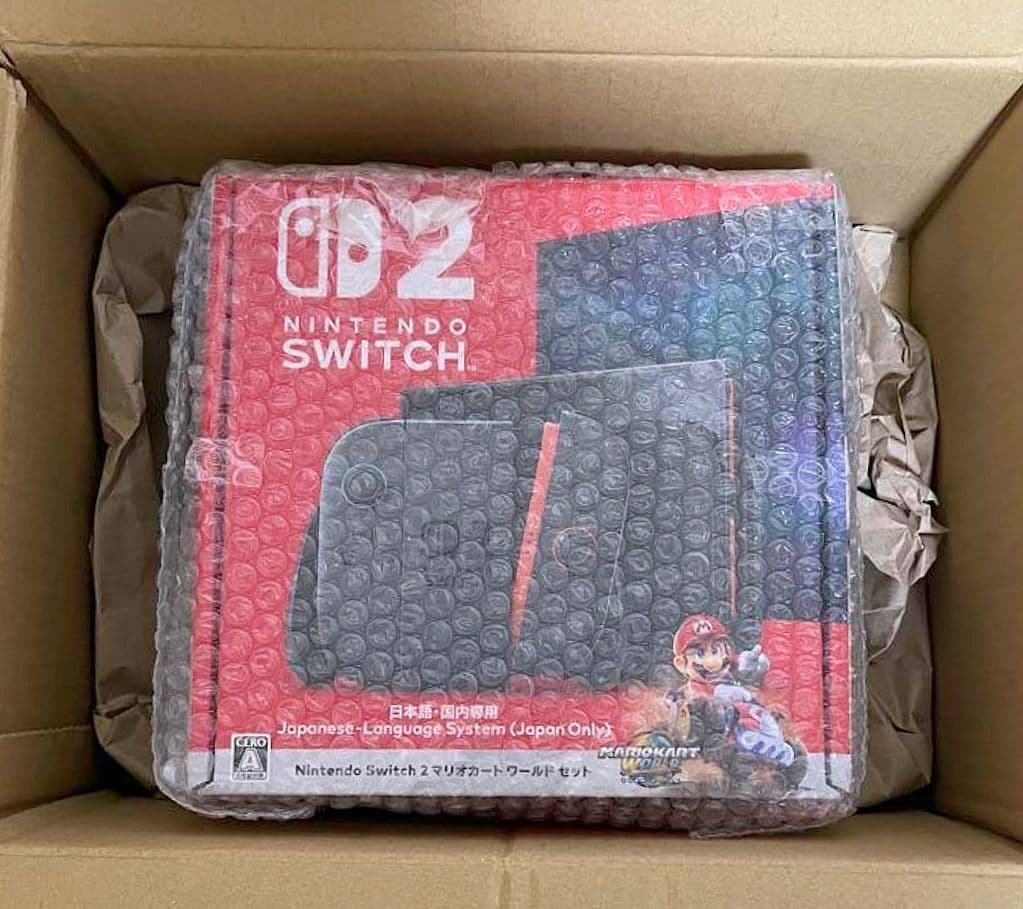 新品・未開封 Nintendo Switch2 日本語版 マリオカート同梱 Amazon.co.jp: Nintendo Switch 2(日本語・国内専用) マリオカート