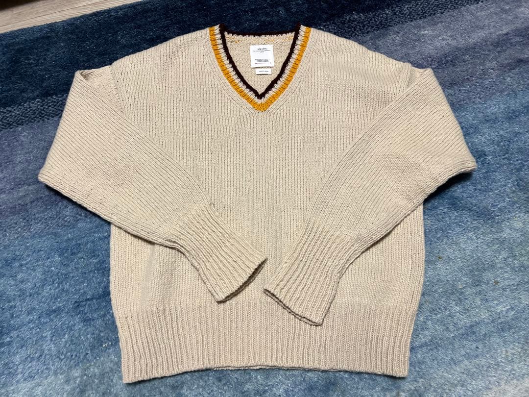 visvim ビズビム Vネックセーター155,991円 VISVIM ビズビム 20AW 120405012001 0120405012001 AMPLUS CREW L/S W