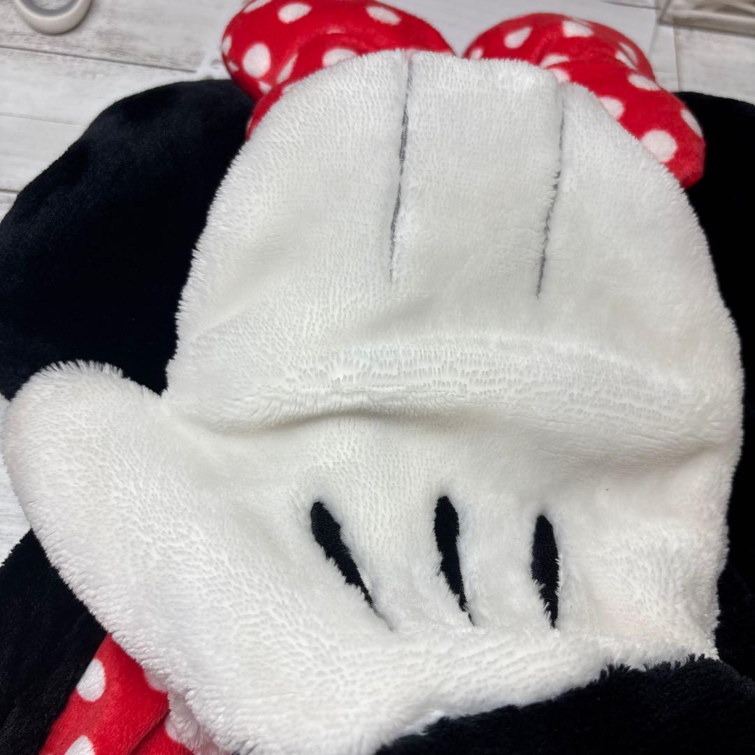 ミニー マフラーキャップ ファンキャップ ディズニー 赤 ドット - メルカリ