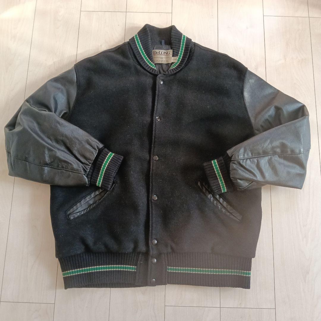 90's/90年代/DeLONG/デロング/スタジャン/黒/XL/