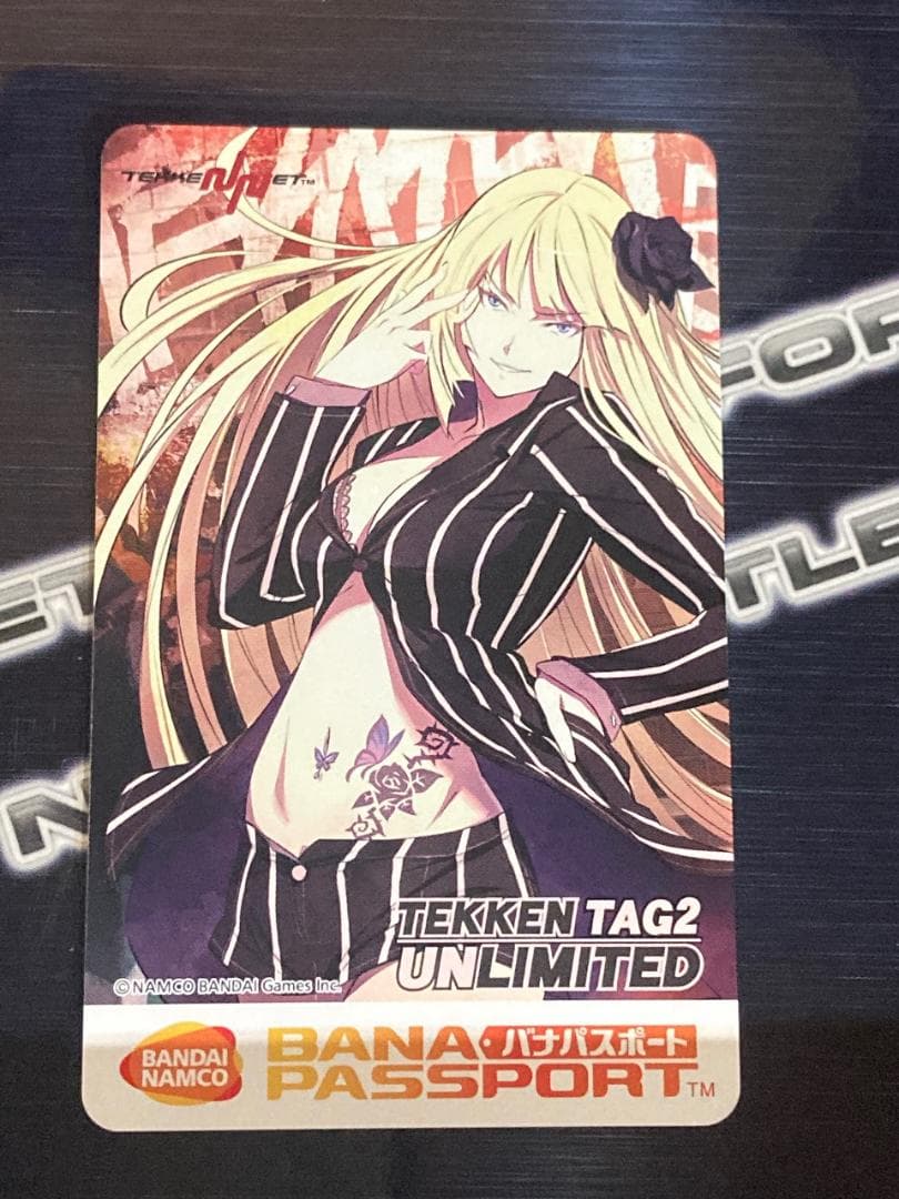 激レア 鉄拳 リリ裏の顔 バナパスポートカード 当選限定品 TEKKEN