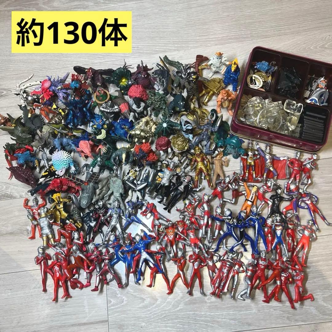 ウルトラマンフィギュア HGシリーズ ガシャポン まとめ売り 約130体 ウルトラマンフィギュア HGシリーズ ガシャポン まとめ売り 約130体