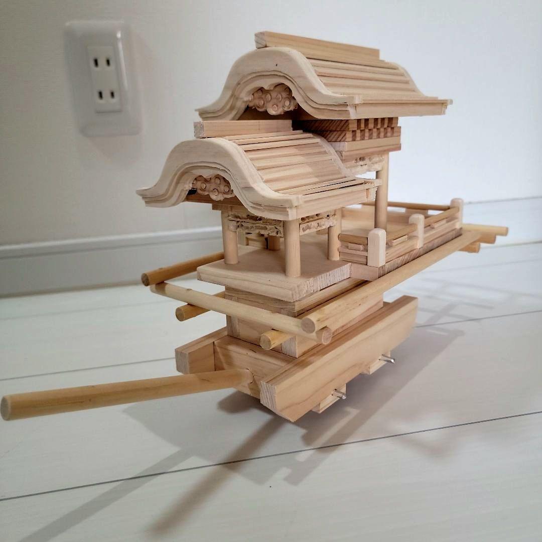 だんじり【地車】ミニだんじり ☆今だけ獅噛プレゼント - メルカリ