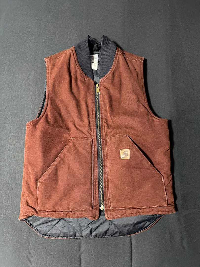 Vintage Carhartt ダックベスト V02 CLY サイズ:S - メルカリ