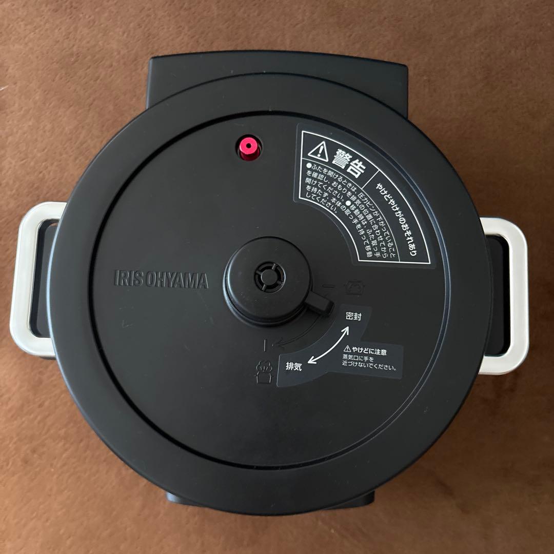 【美品】IRIS OHYAMA 電気圧力鍋 PMPC-MA2-B 2.2L