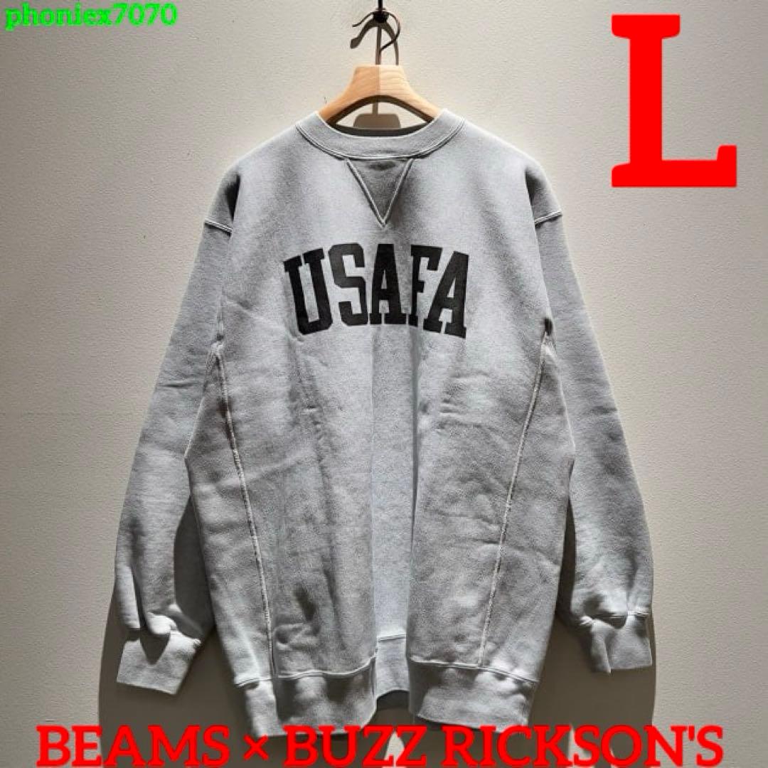 BUZZ RICKSONS × BEAMS】USAFA スウェットクルー【L】 - メルカリ