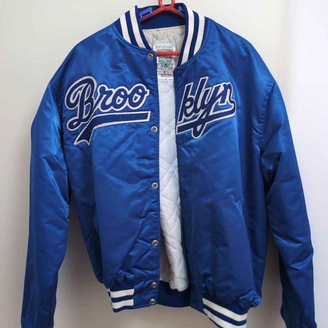 希少 激レア ブルックリン ドジャース ナイロンスタジャン USA製 90s