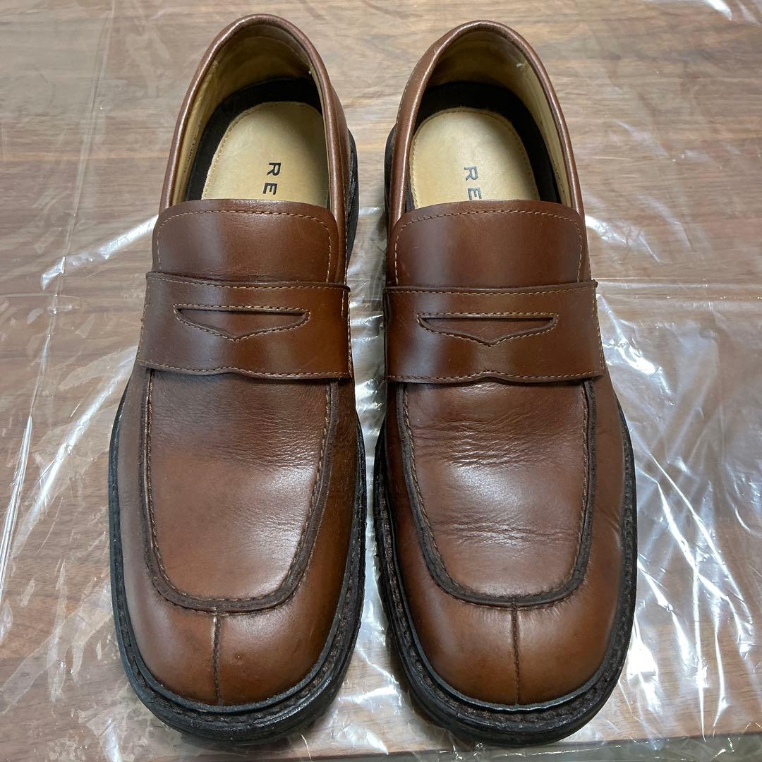 REGALリーガル ローファー ブラウン 茶色 25.5cm ビジネスシューズ