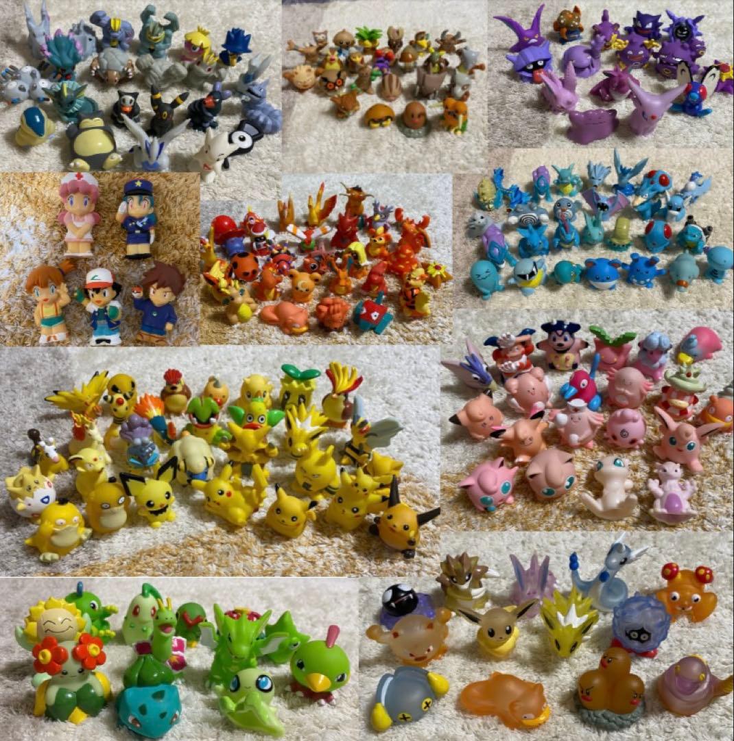 初期ポケモンゆび人形 約200体⭐︎クリアや人間キャラあり⭐︎大量