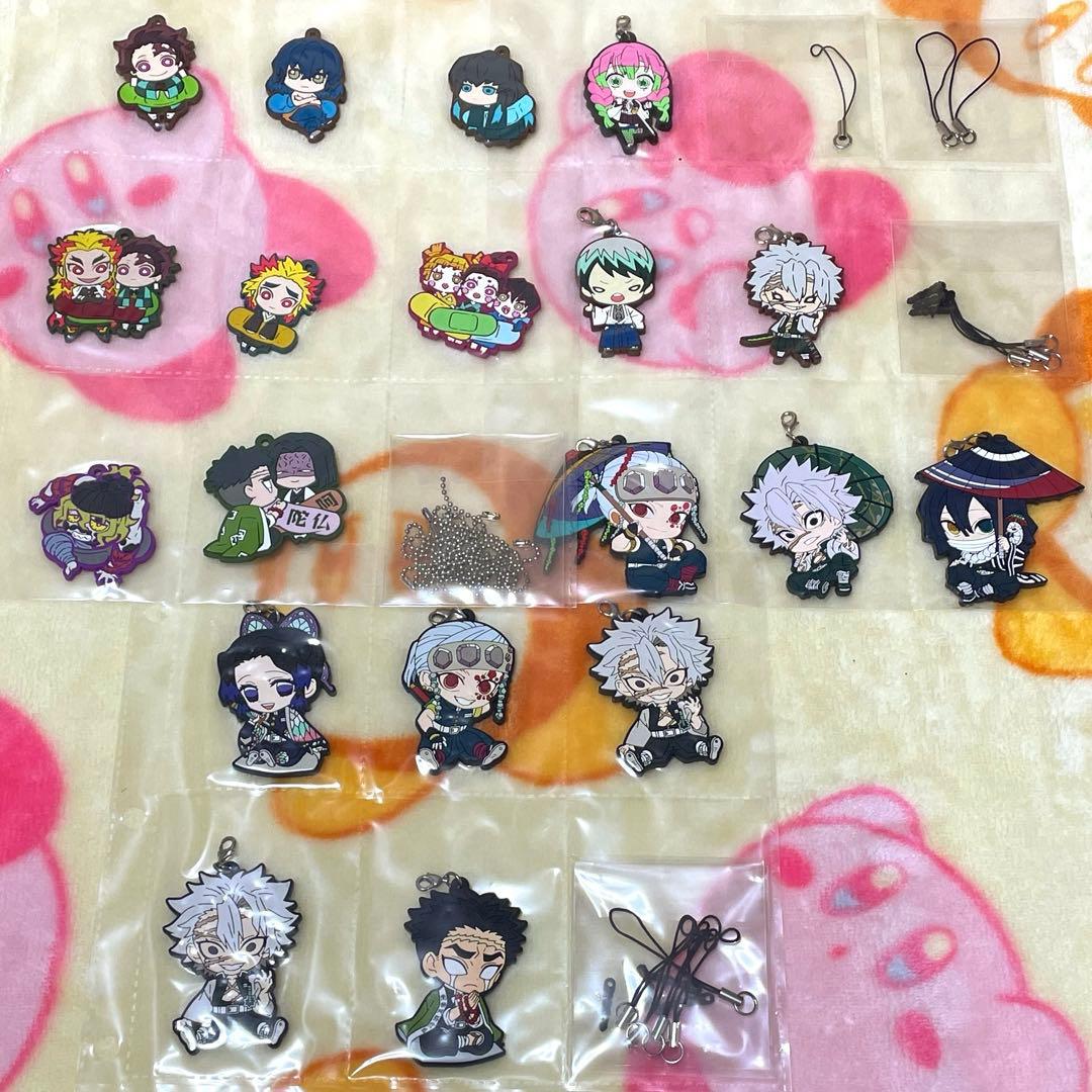 鬼滅の刃 ラバーストラップ 19個セット - メルカリ