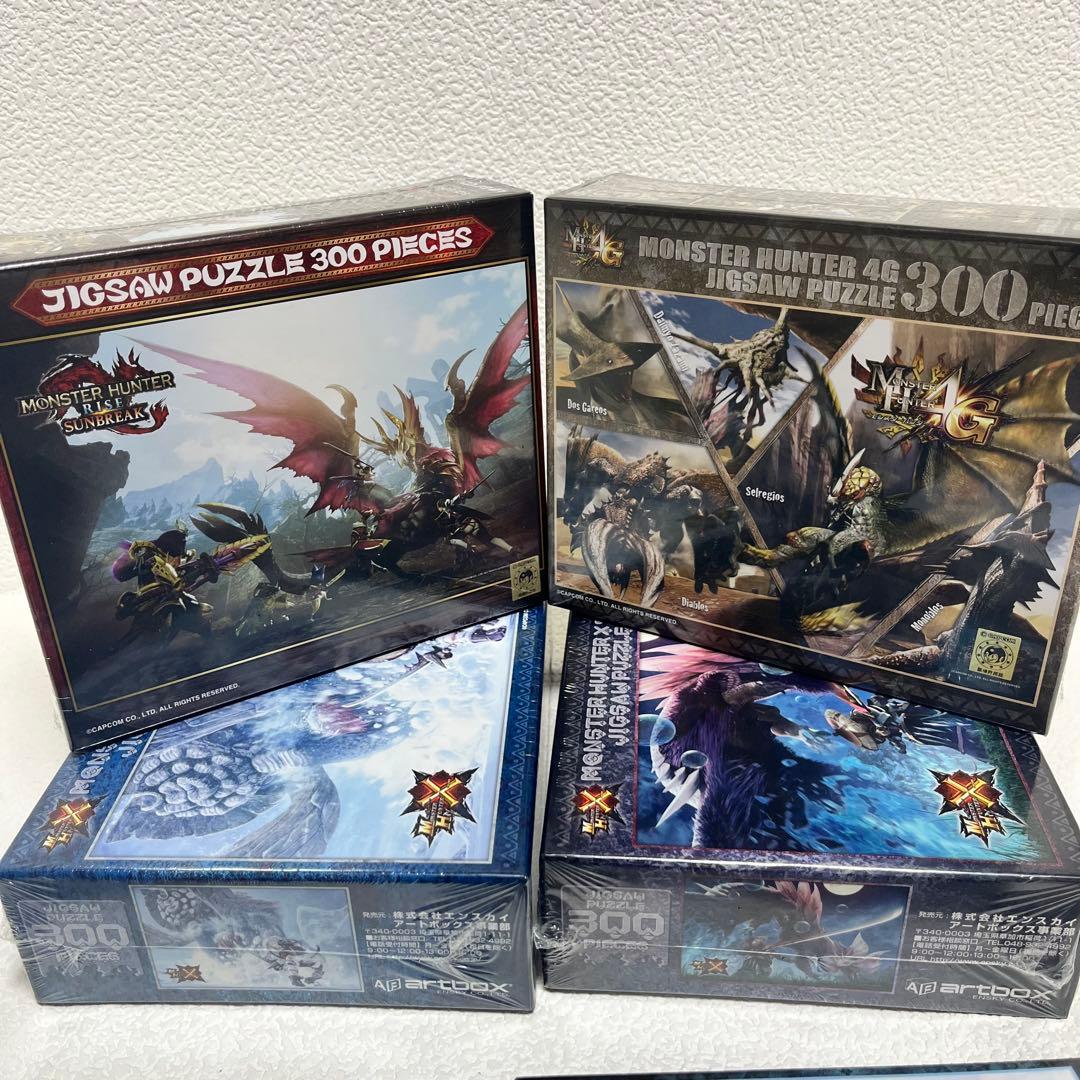 新品未開封 モンスターハンター ジグソーパズル 300P 6個セットまとめ