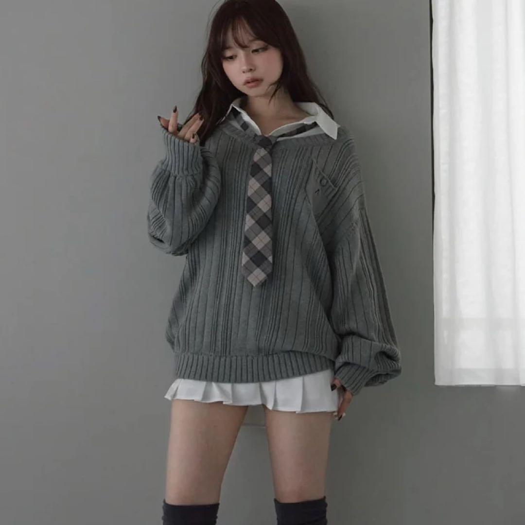 andmary Mimi girls set mini dress gray - メルカリ