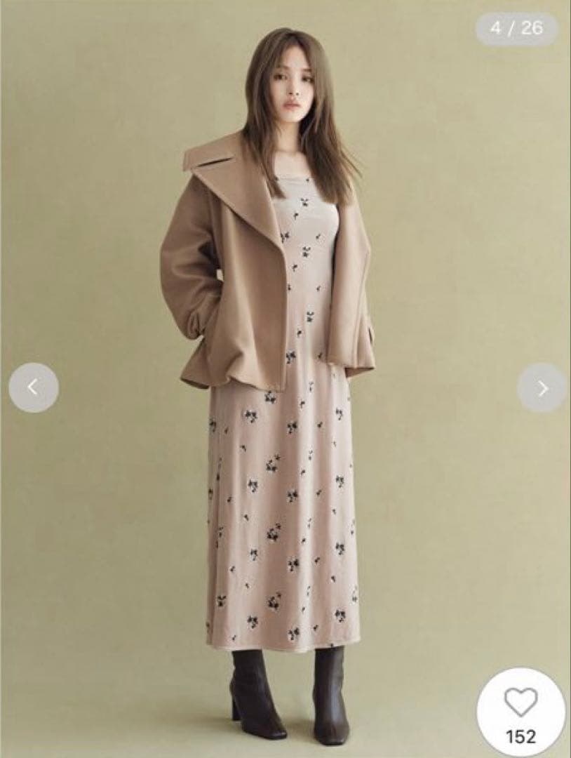 専用】FRAY I.D フレイアイディー ビッグカラーショートコート