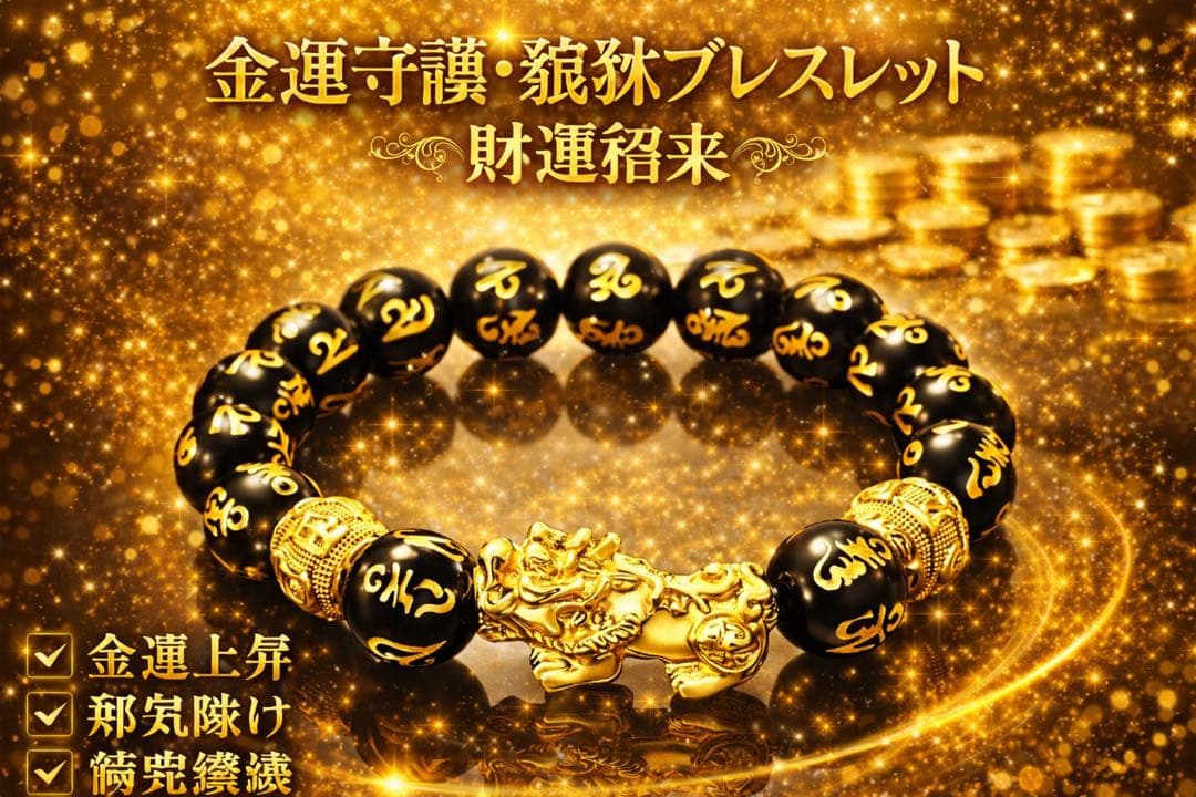 金運守護・貔貅（ひきゅう）ブレスレット 特級呪物 チョウピラコ 座敷