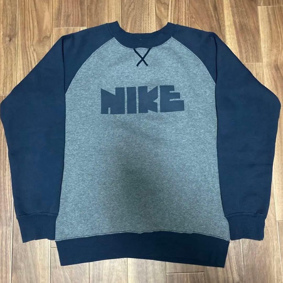 90~00s NIKE ラグランスウェット ゴツナイキ - メルカリ