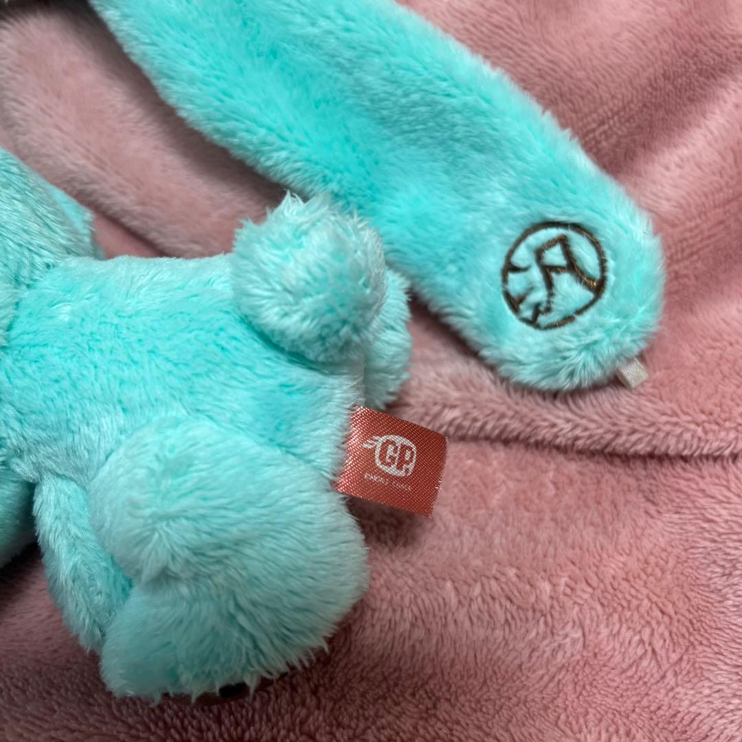 汎用うさぎチョコミントカラー ぬいぐるみストラップ 第2回