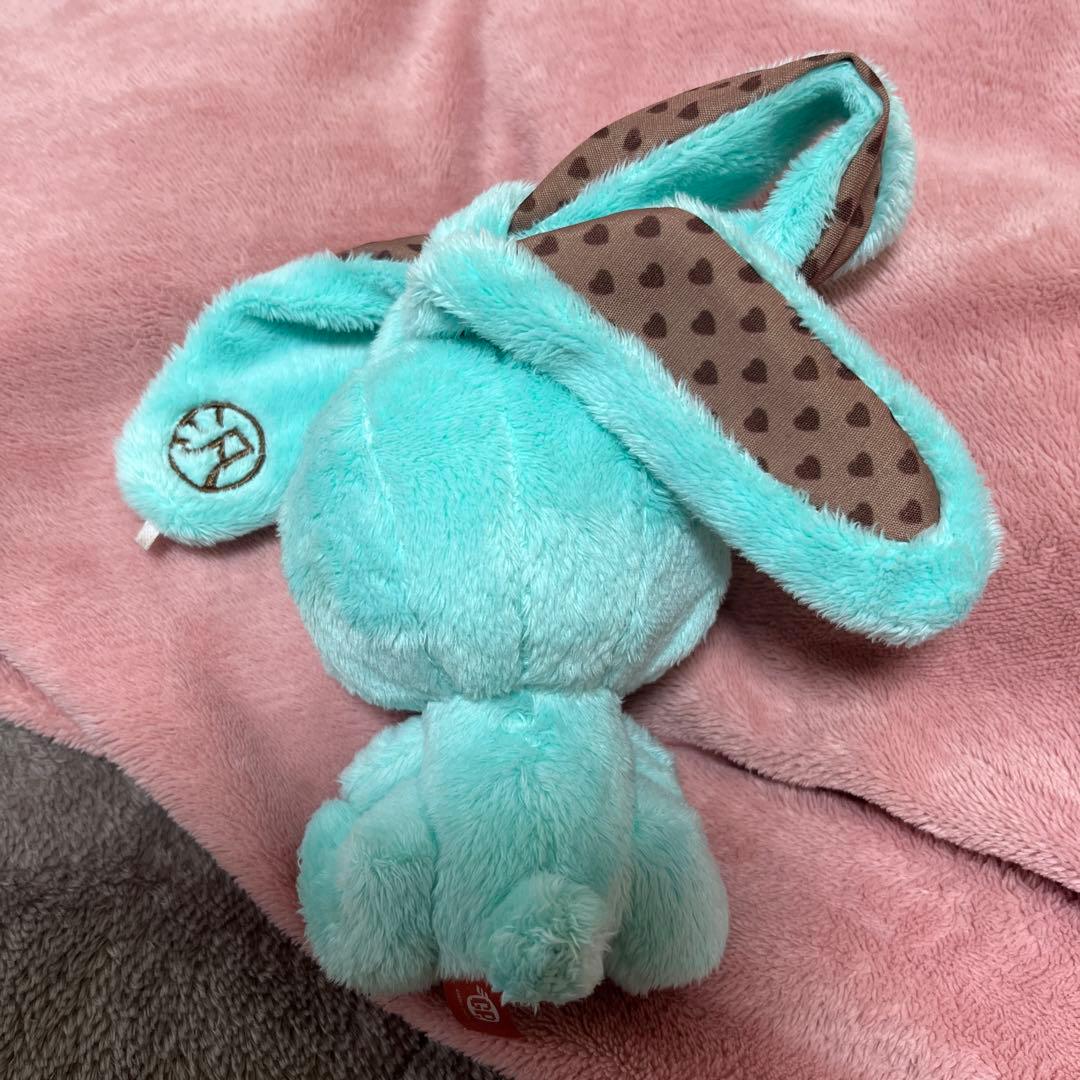 汎用うさぎチョコミントカラー ぬいぐるみストラップ 第2回