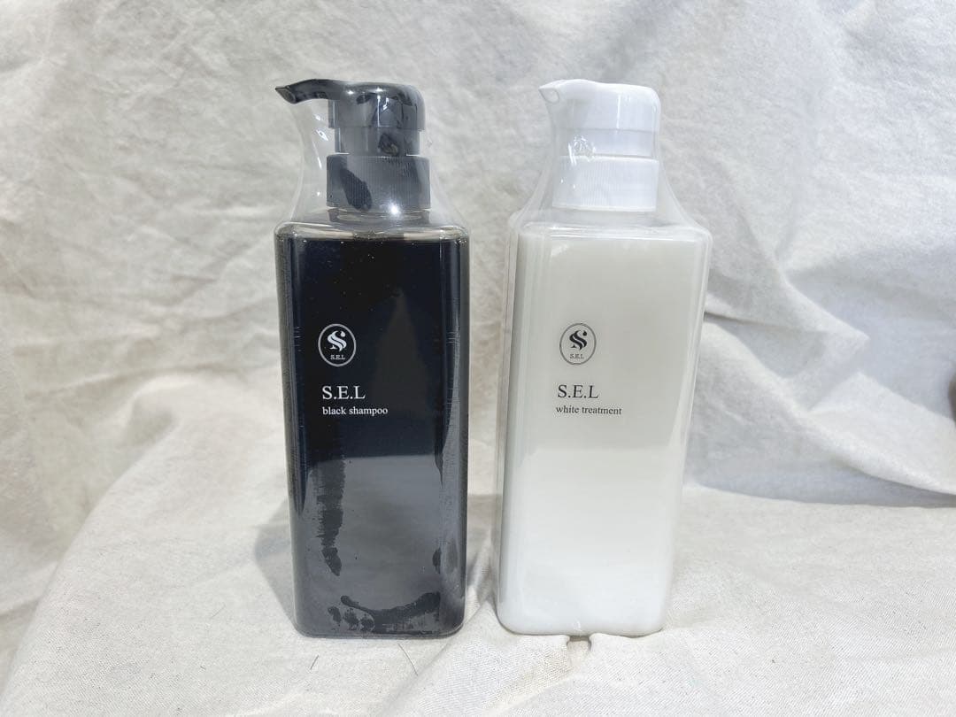 限定セール中　髪質改善SELブラックシャンプー&ホワイトトリートメント500ml 髪質改善】S.E.Lブラックシャンプー（500ml） | 髪質改善 ONLINE SHOP