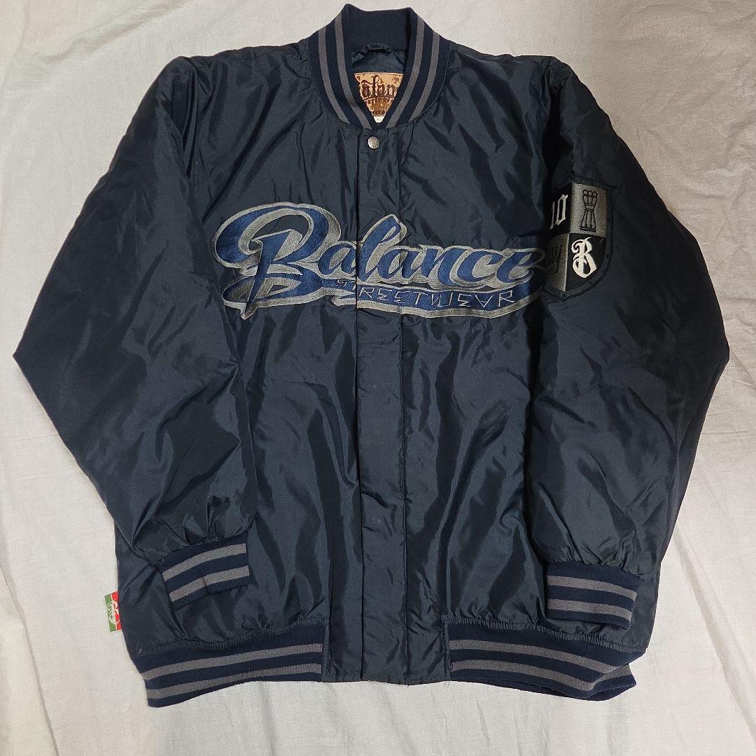 ​激レア BALANCE STREET WEAR スタジャン XL ネイビー 激レア BALANCE STREET WEAR スタジャン XL ネイビー - メルカリ