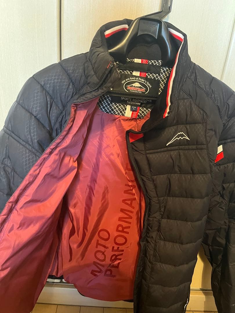 美品】希少 クシタニ ウインター アキュートジャケット 赤 Lサイズ