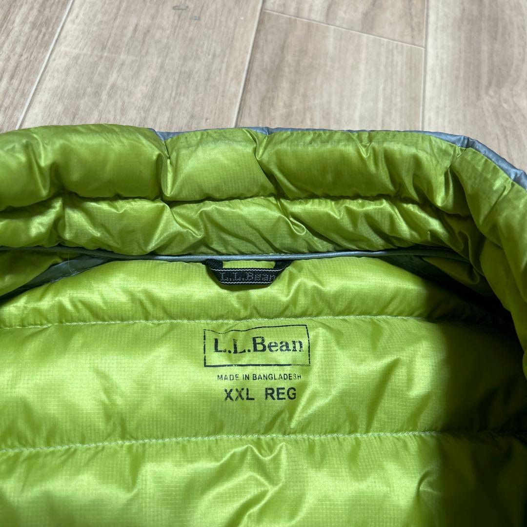 old L.L.Bean 850filグレー　ダウンジャケットXXL古着 90s