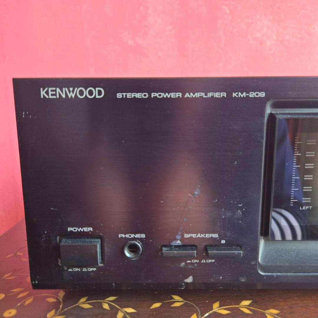 KENWOOD KM-209 ステレオ パワーアンプ ケンウッド KENWOOD KM-209