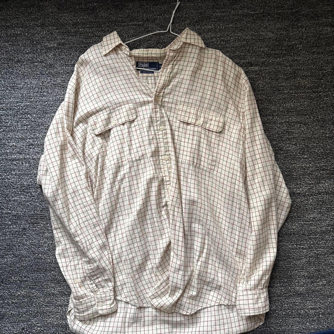 AD2025 完売商品 コムデギャルソン ドッキングギンガムシャツ