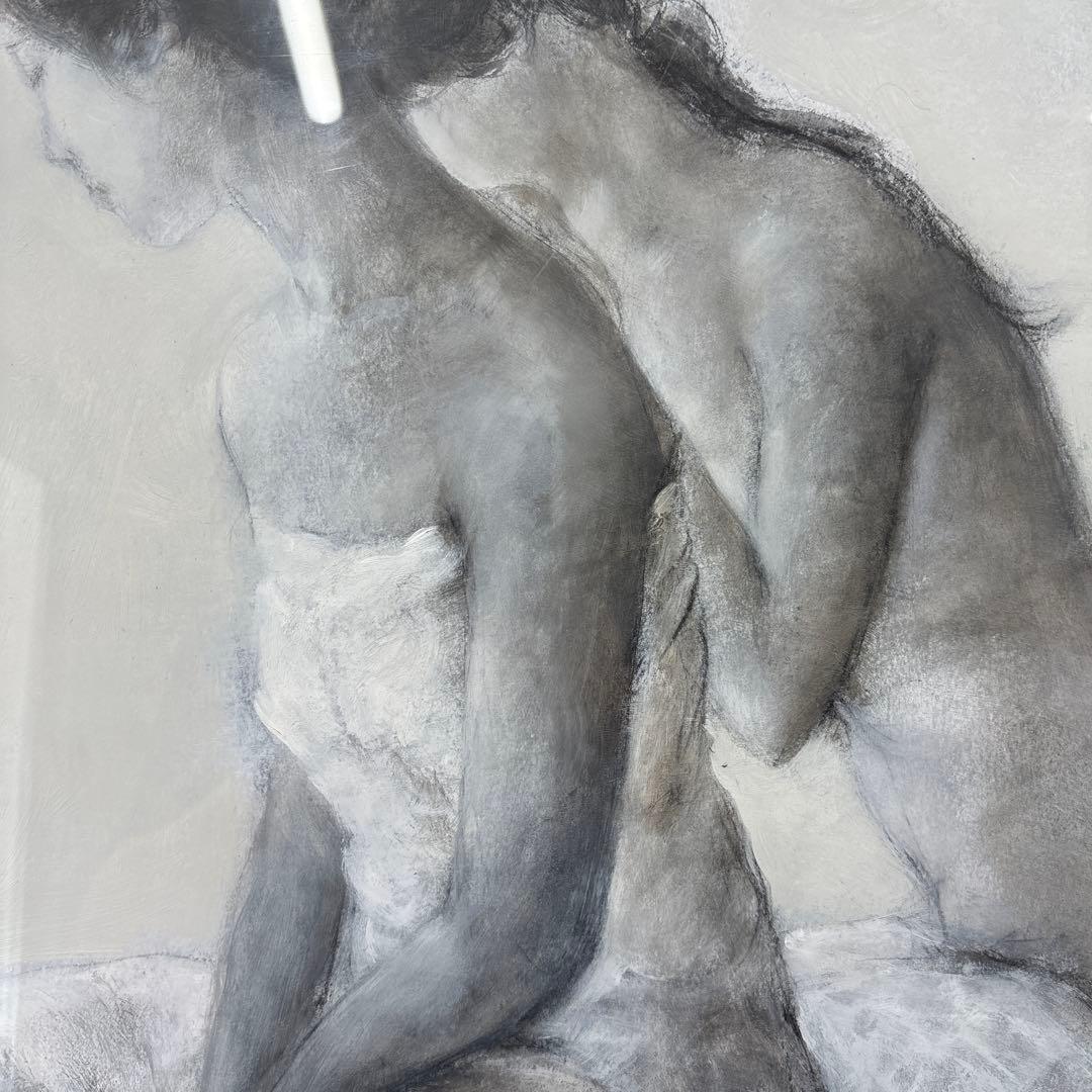 画家　串田都美雄氏　人物画