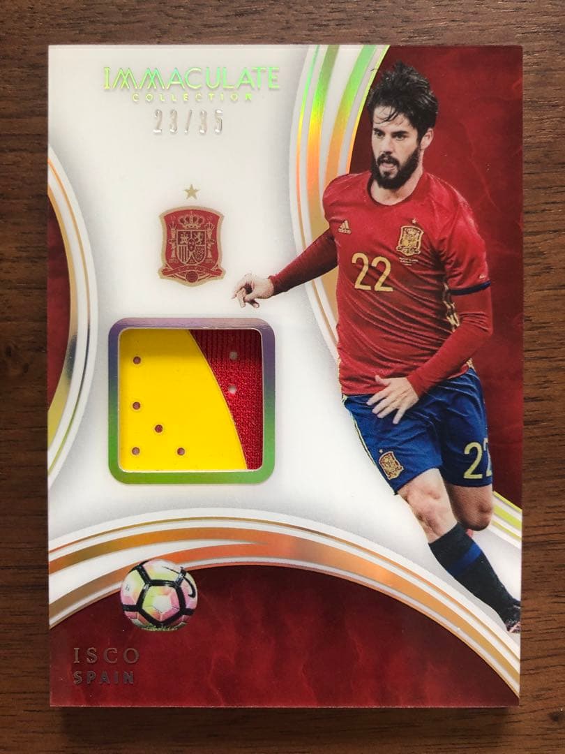 イスコ ジャージーカード 背番号パッチ Immaculate 選手着用ユニ イスコ ジャージーカード 背番号パッチ Immaculate 選手着用ユニ