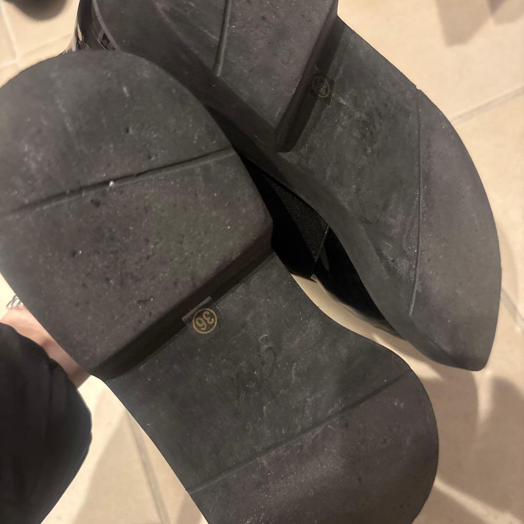 Roger Vivierショートブーツ 36 エナメル レインシューズ