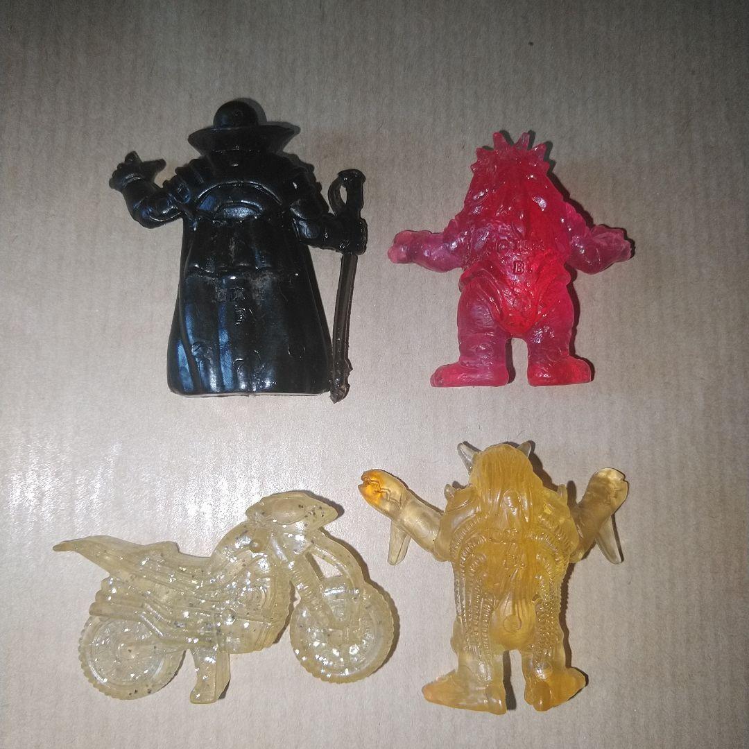 仮面ライダー BLACK RX 明治 チョコスナック 食玩 消しゴム 4体セット