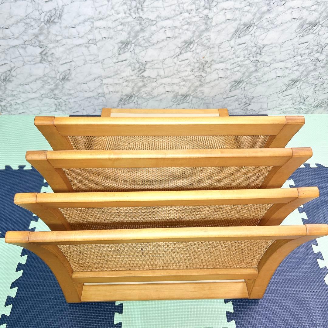 TENDO 天童木工 メープル材 座椅子 5559MP 4脚セット 原好輝 籐