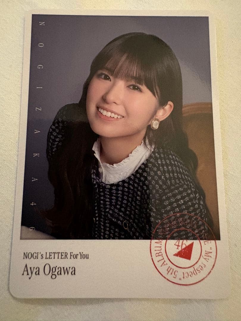 乃木坂46 乃木坂Mobile フォトカード 小川彩 - メルカリ