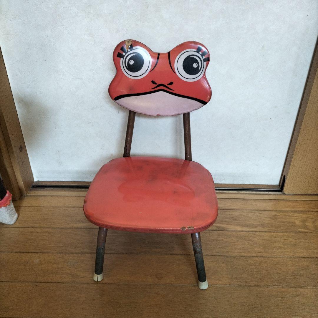 レトロな…ケロちゃんいす - メルカリ