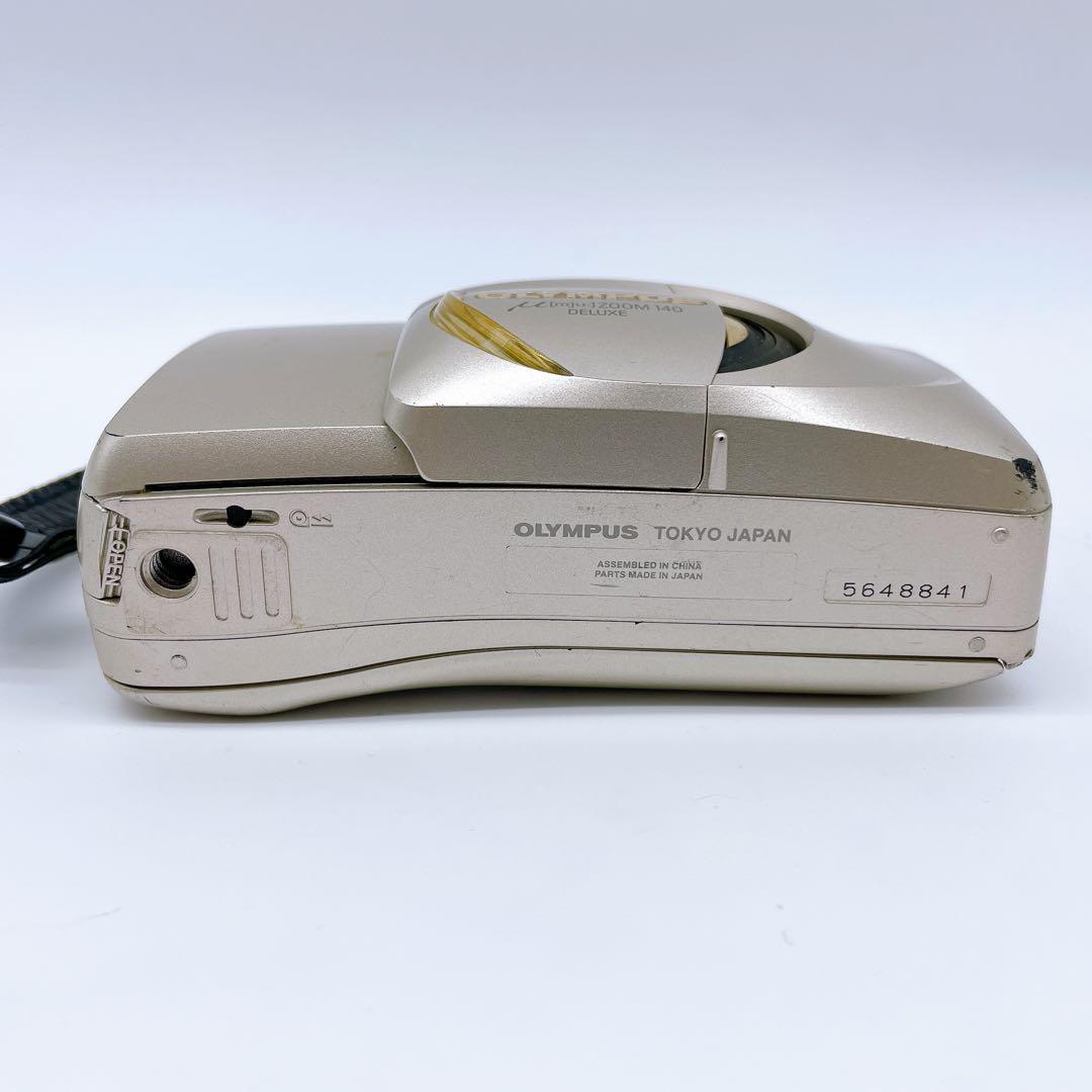 完動品】オリンパス μ zoom 140 デラックス フィルムカメラ