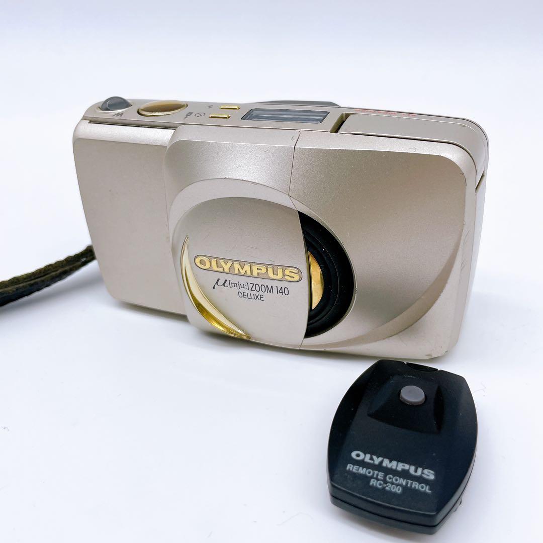 完動品】オリンパス μ zoom 140 デラックス フィルムカメラ