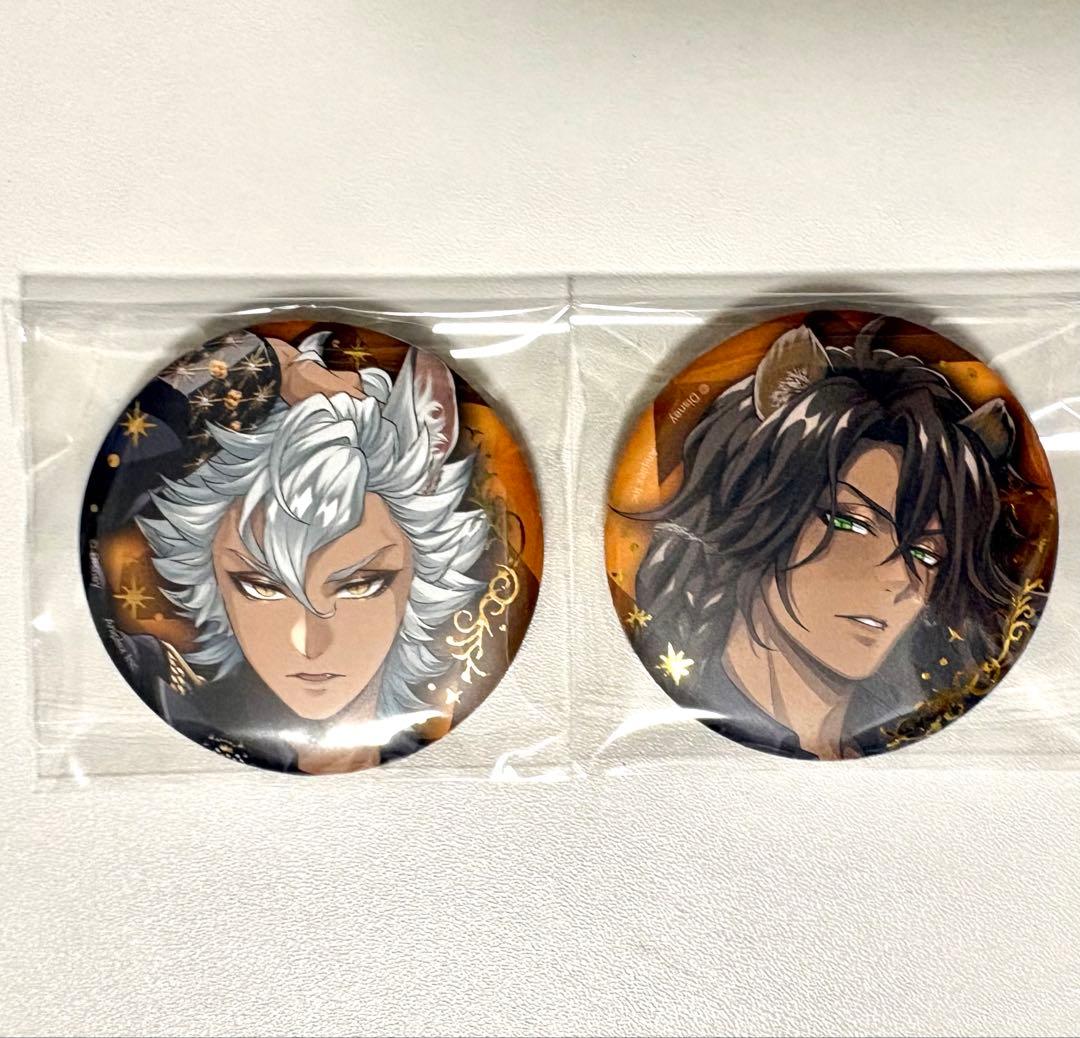 ツイステ レオナ ジャック ブレイジングジュエル 缶バッジ 5周年