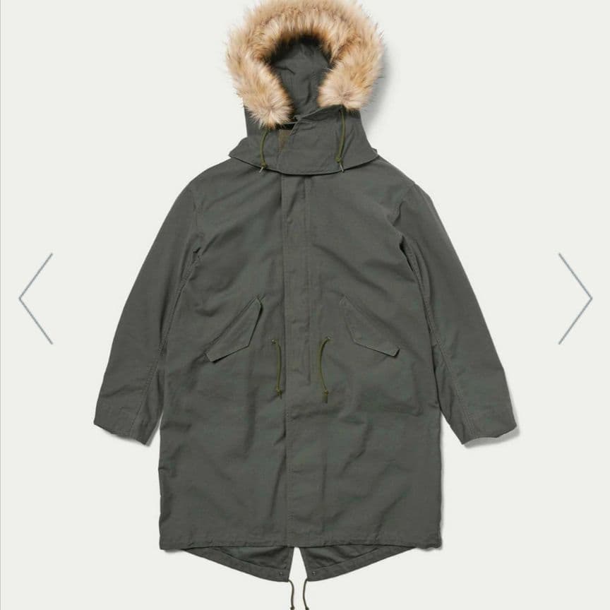 ユナイテッドアローズ バックサテン キルトライナー モッズコート