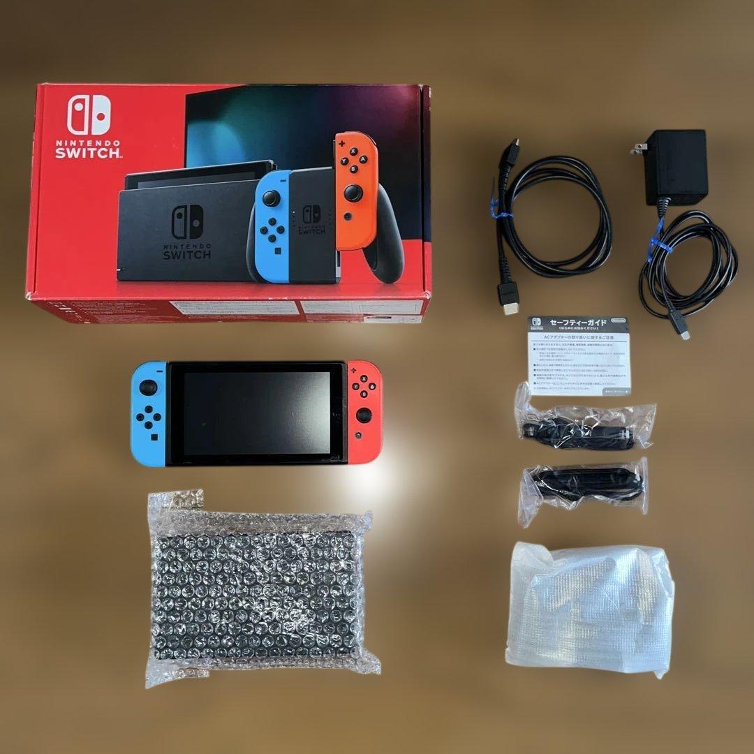 【動作良好・付属品完備】Nintendo Switch 本体セット Nintendo Switch すぐに遊べるセット 純正アダプタ・ドック付き