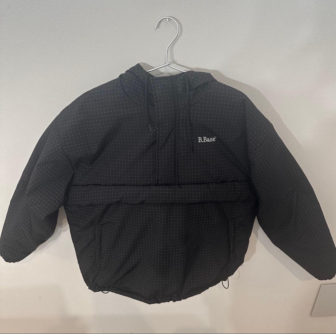 B.Base ブラック ドット柄 パデッドナイロンテックアノラック Mサイズ B.Base ブラック ドット柄 ナイロンテックアノラック Lサイズ - メルカリ