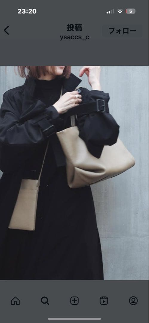 本郷智香子Y'SACCS x Cコラボバッグ3 stitch Middle - メルカリ