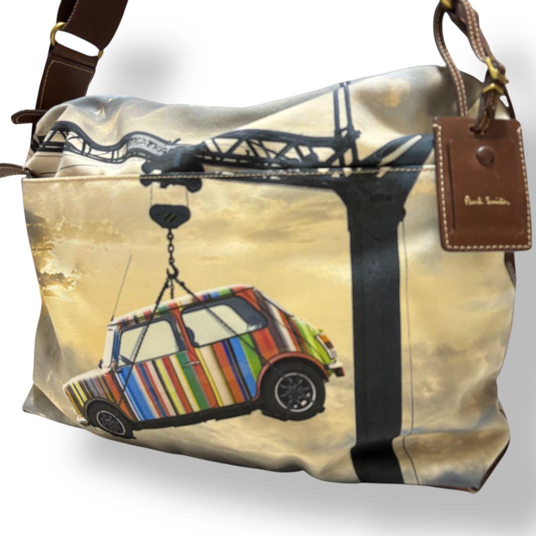 ポールスミス　ボストンバッグ　ショルダーバッグ　マルチストライプ　ミニクーパー 楽天市場】ポールスミス 2WAY ボストンバッグ ミニクーパー 車